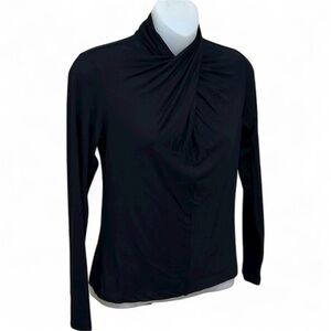 Of Mercer Black Long Sleeve Women's Blouse. NWT